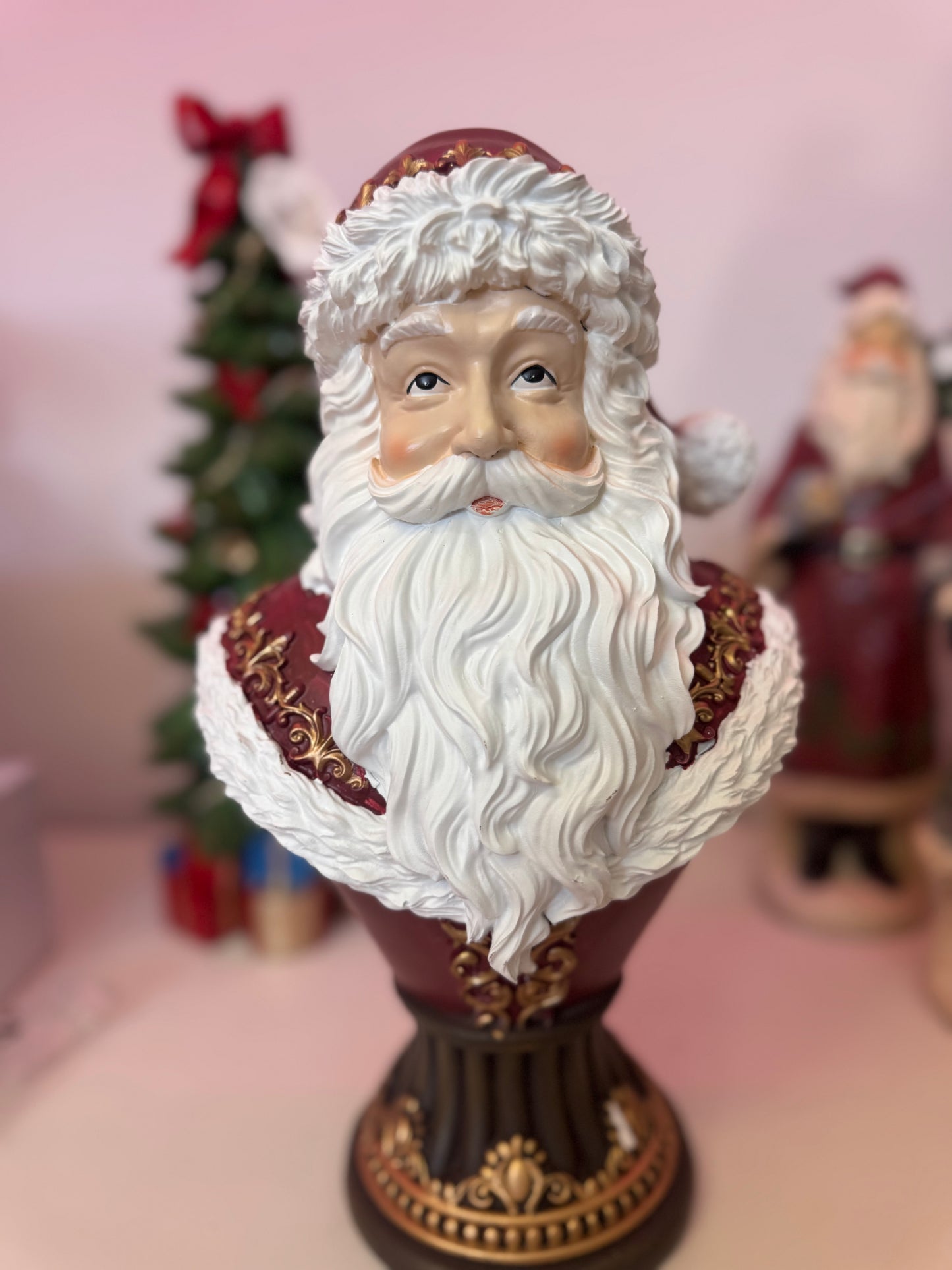 Decoro testa di Babbo Natale