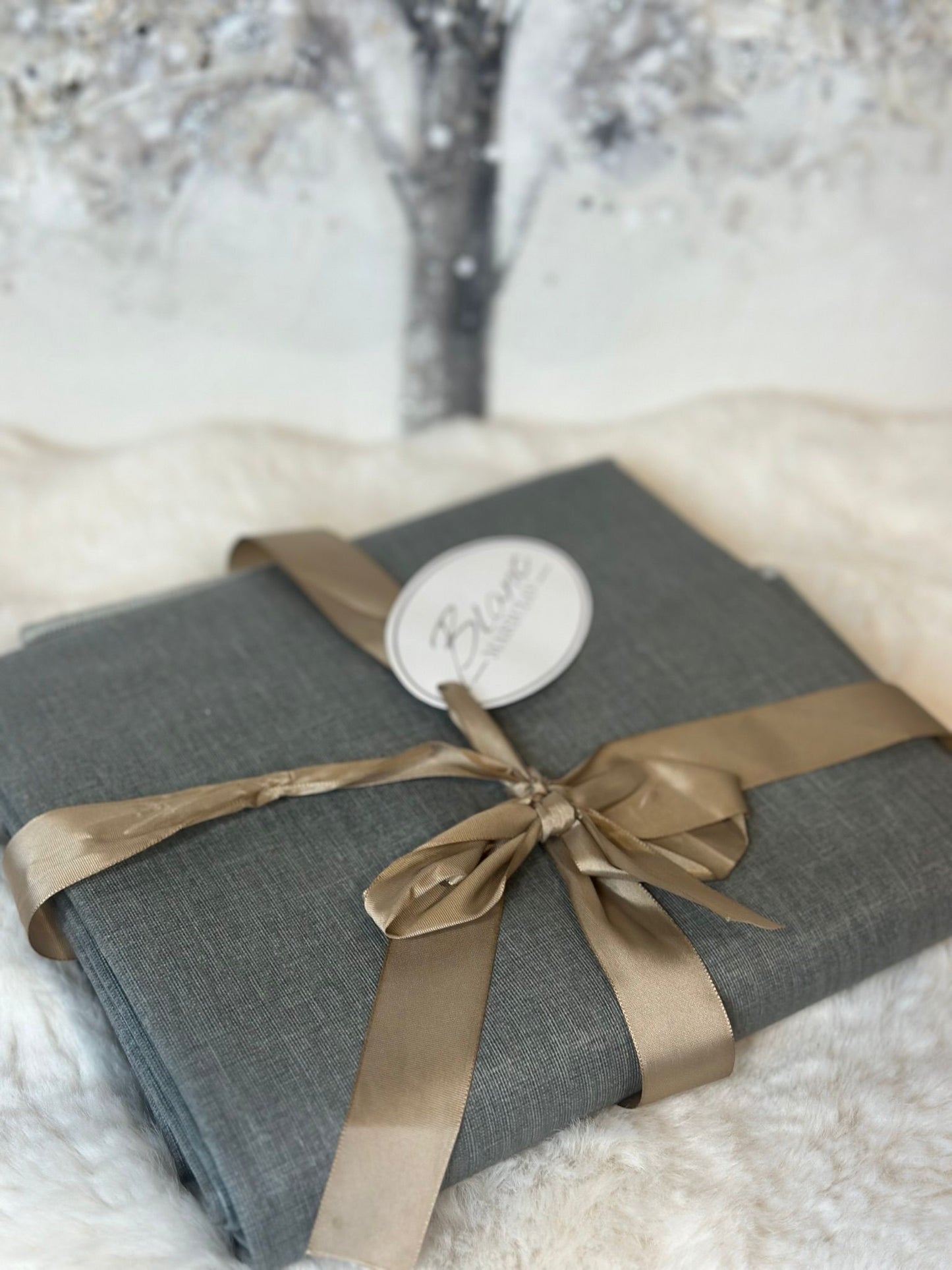 Tovaglia grigia 6 posti