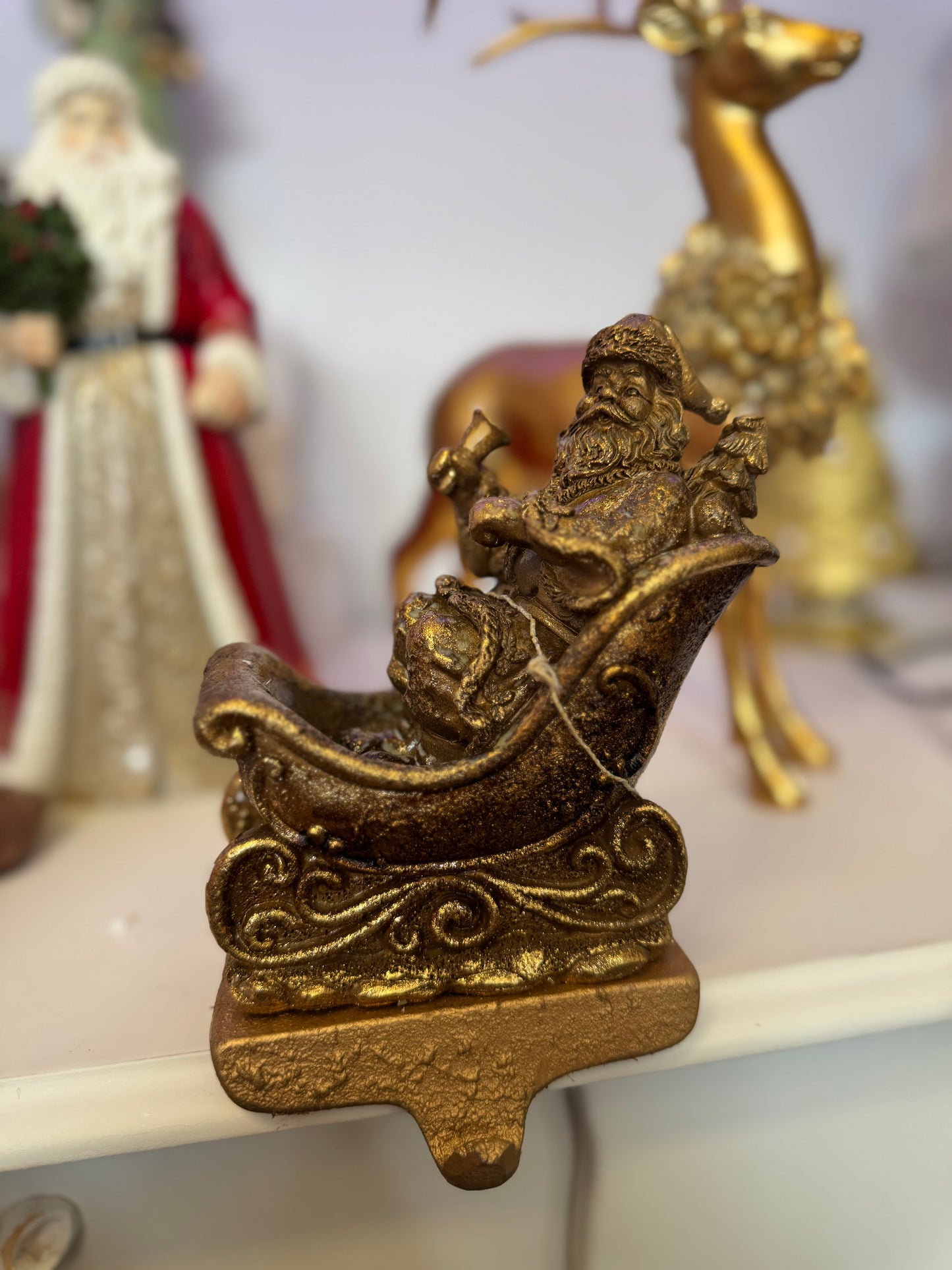 Babbo natale porta calze