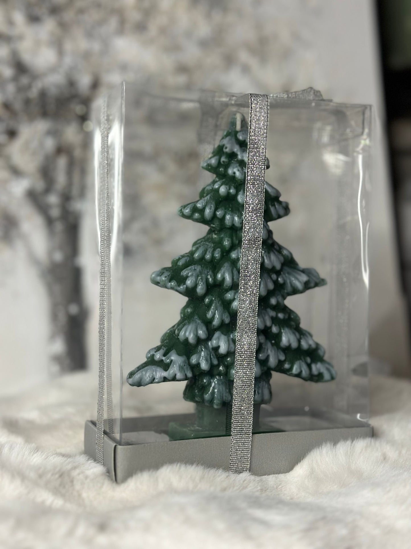 Candela natalizia a forma di albero