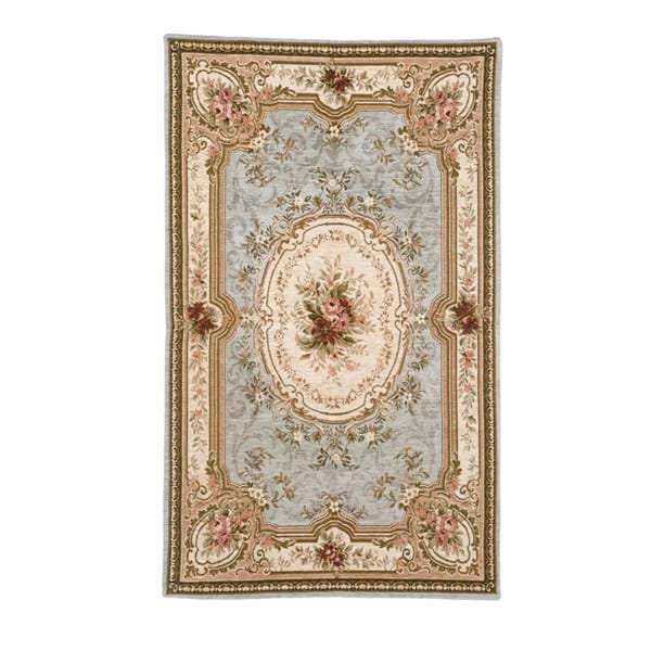 Tappeto beige e grigio