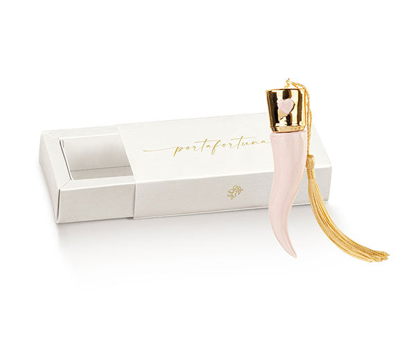 CORNETTO ROSA/ORO CON NAPPA