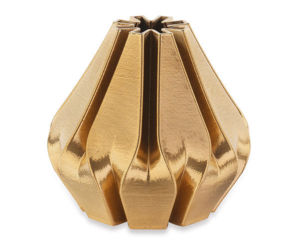 Vaso intrecciato oro