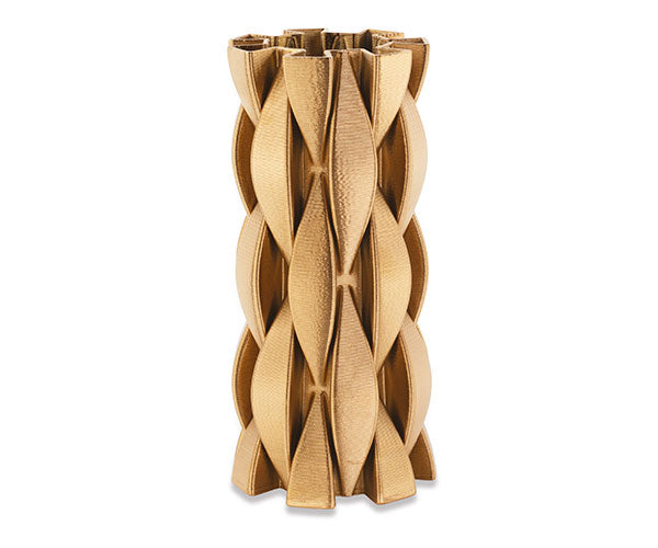 Vaso intrecciato oro