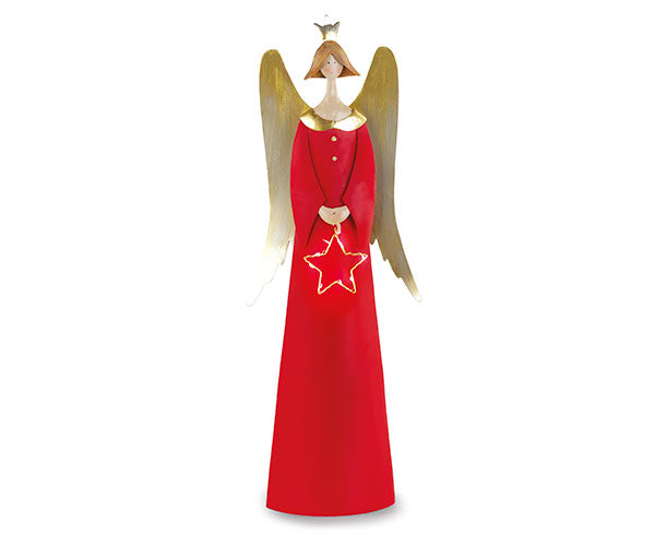 ANGELO METALLO ROSSO-ORO CON LED