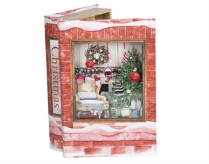 Libro contenitore natalizio