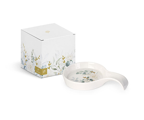 POGGIAMESTOLO IN CERAMICA FIORATO