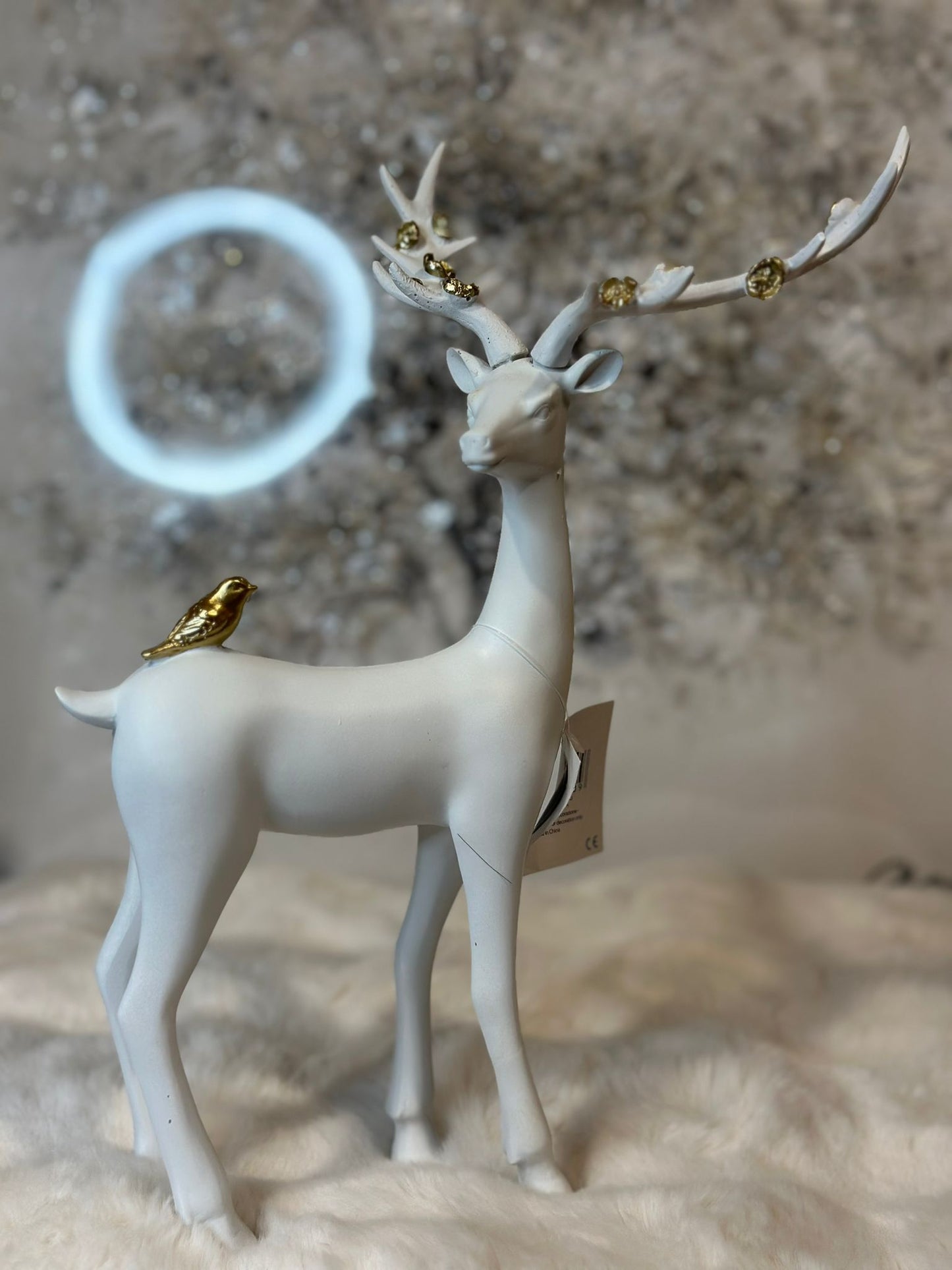 Renna bianca e oro