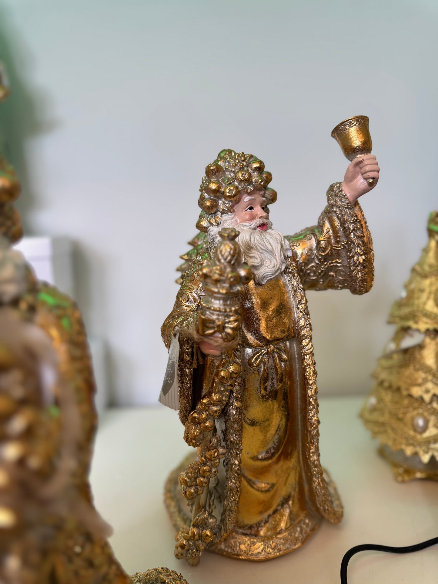 Babbo natale dorato