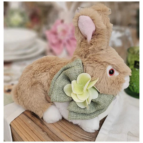 Coniglietto con fiocco di Pasqua| Madame Fioccò
