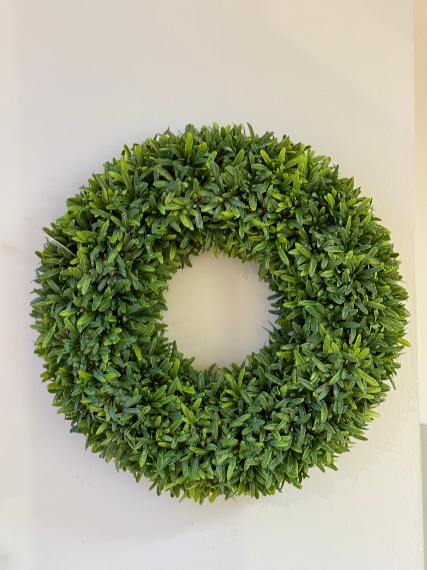 Corona verde decorazione murale d.39-33cm | Carta I Bassanesi