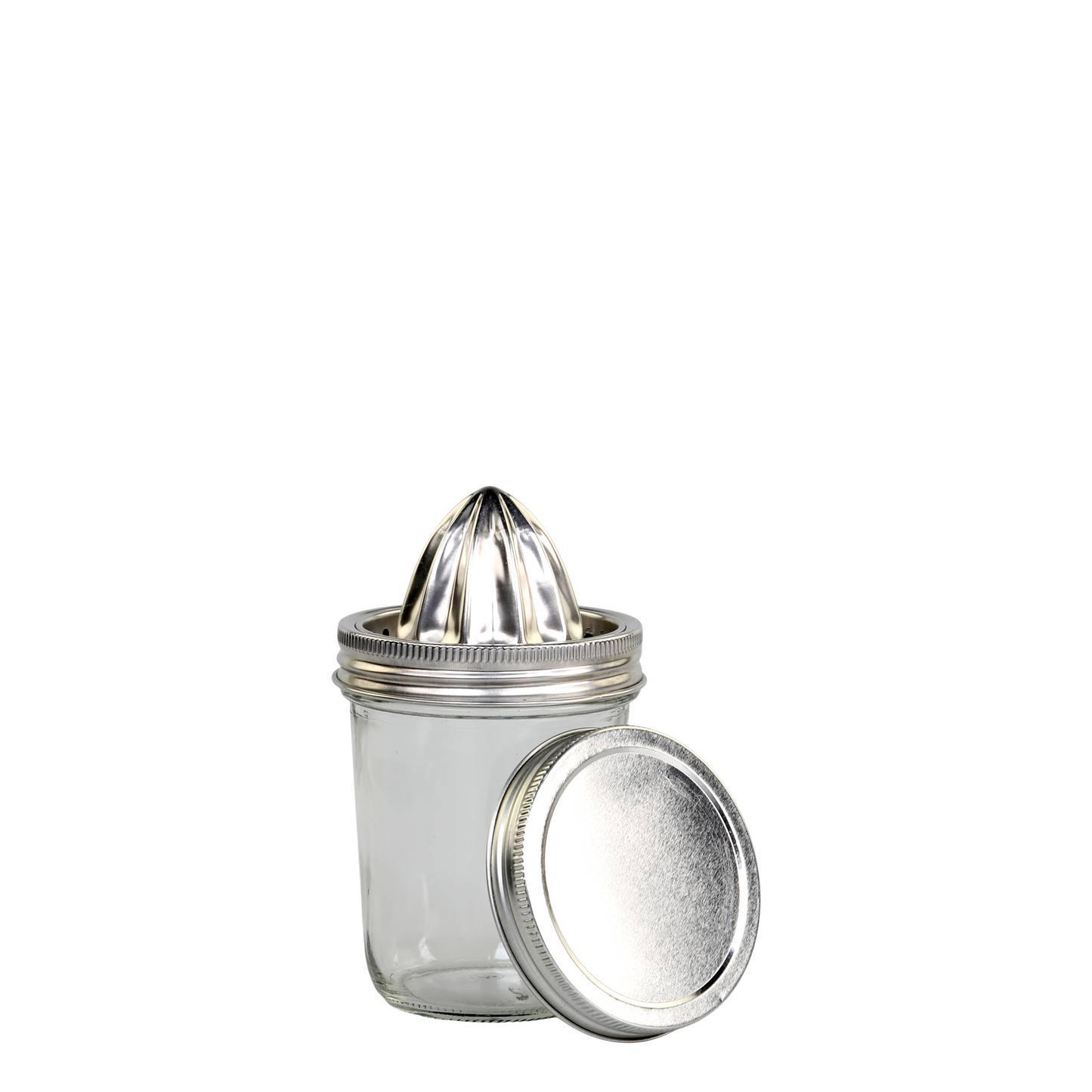 Spremiagrumi in vetro e acciaio