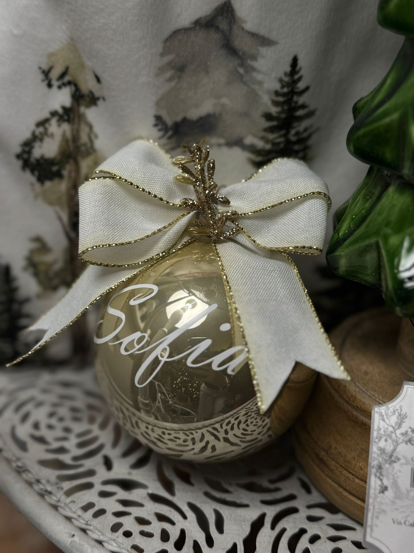Sfere decorative per Albero di Natale personalizzate | La Scintilla Home