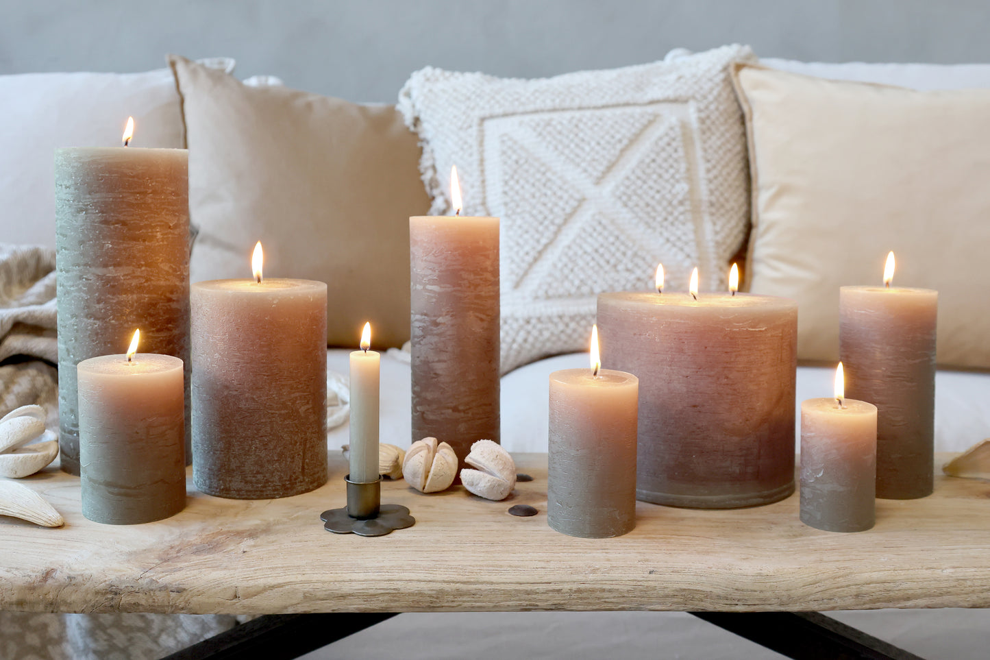 Candela da cena corta Macon rustica 4 ore