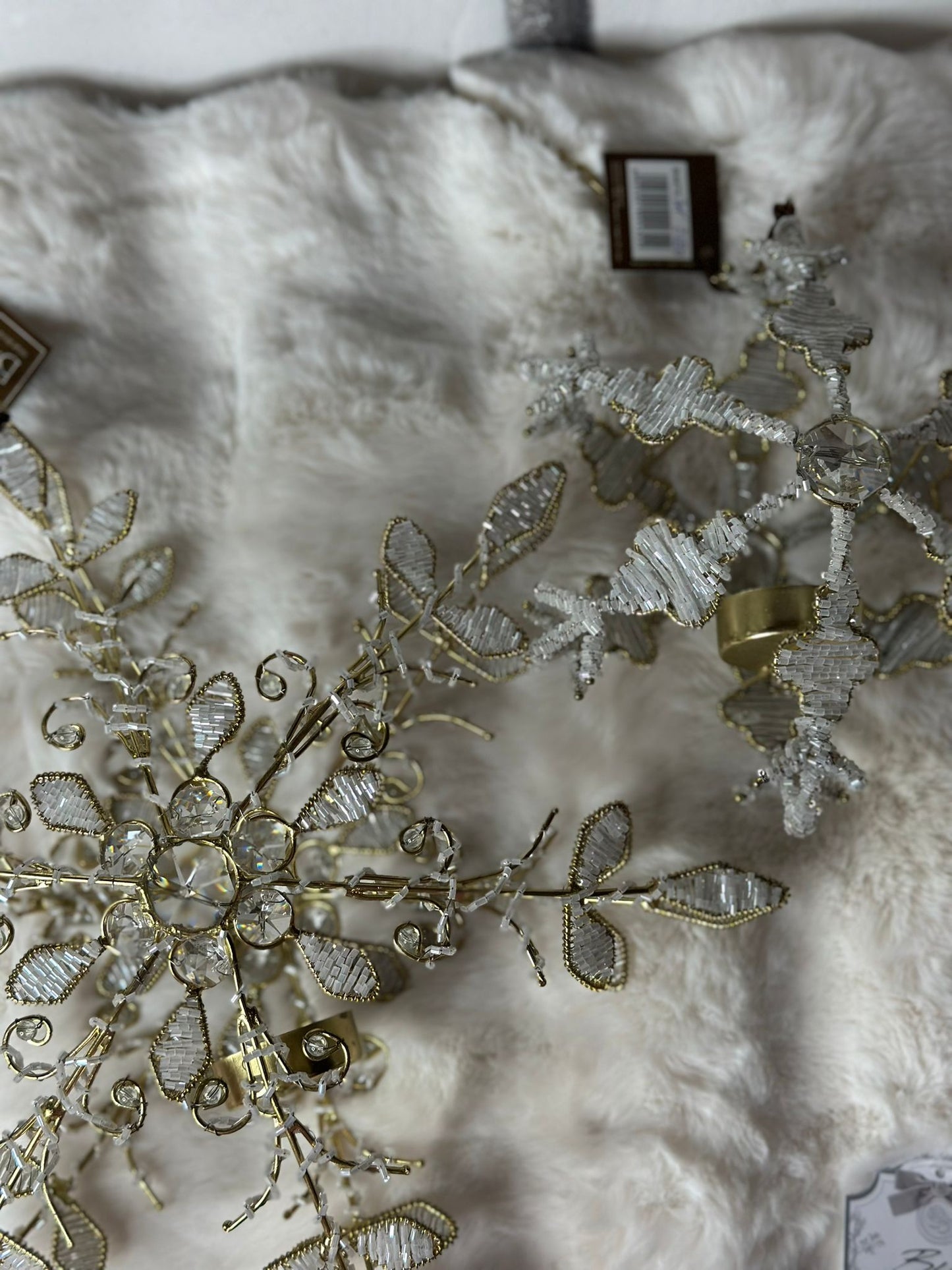 Stella natalizia porta candela