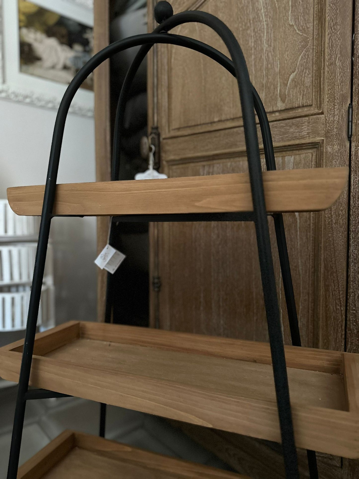 Mobile stile industrial con 3 ripiani