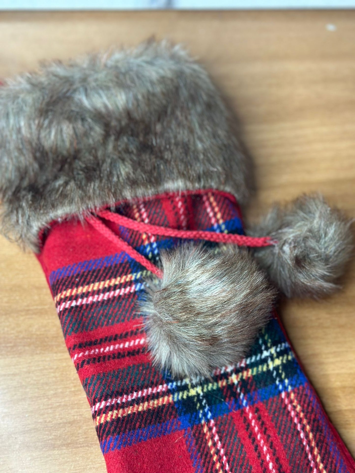 Calza della befana natalizia scozzese