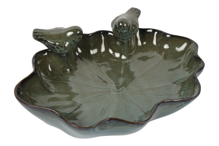 Piattino svuota tasche con decoro uccello