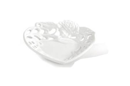 Svuota tasche in ceramica bianco