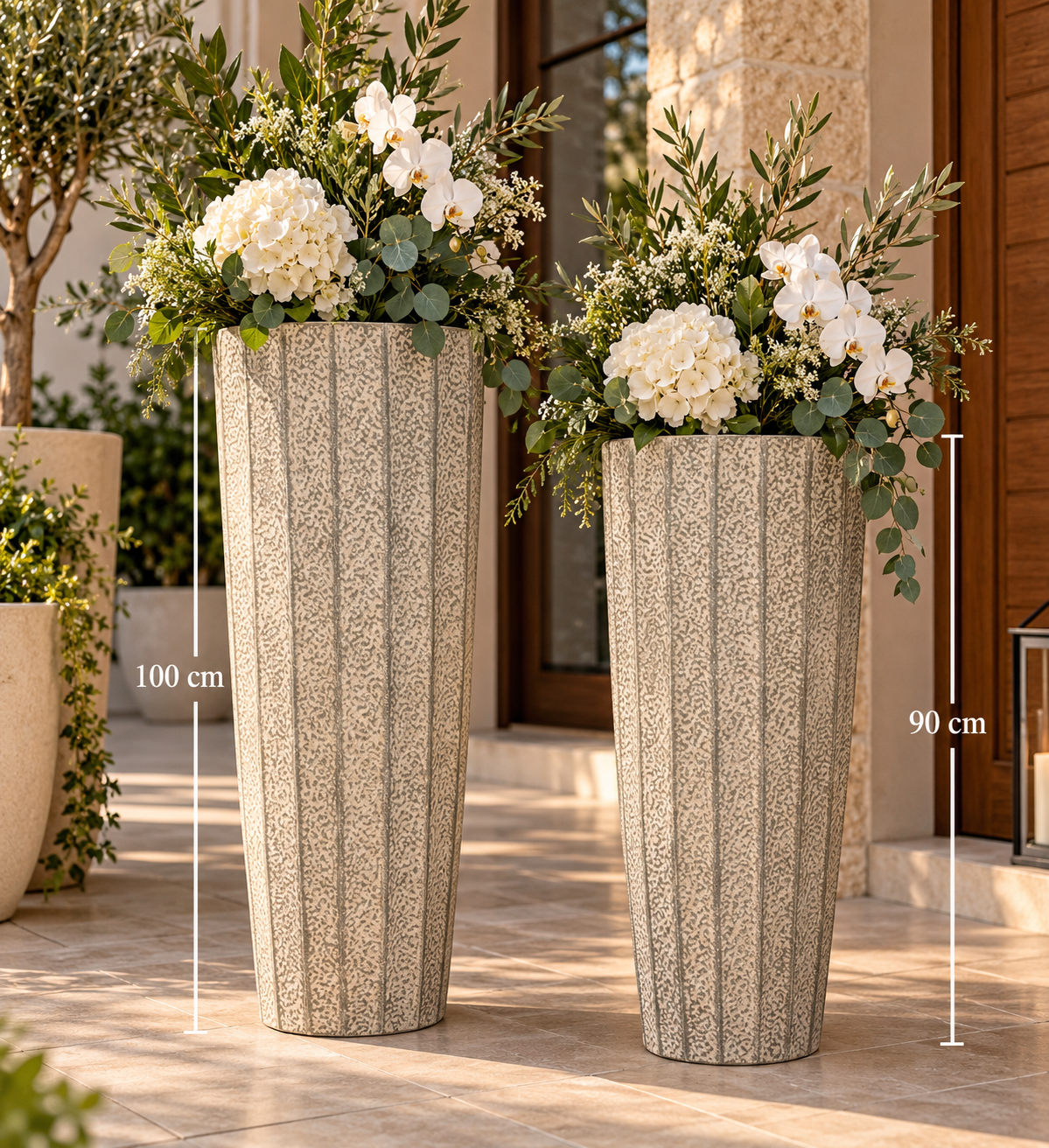 Vaso alto ornamentale