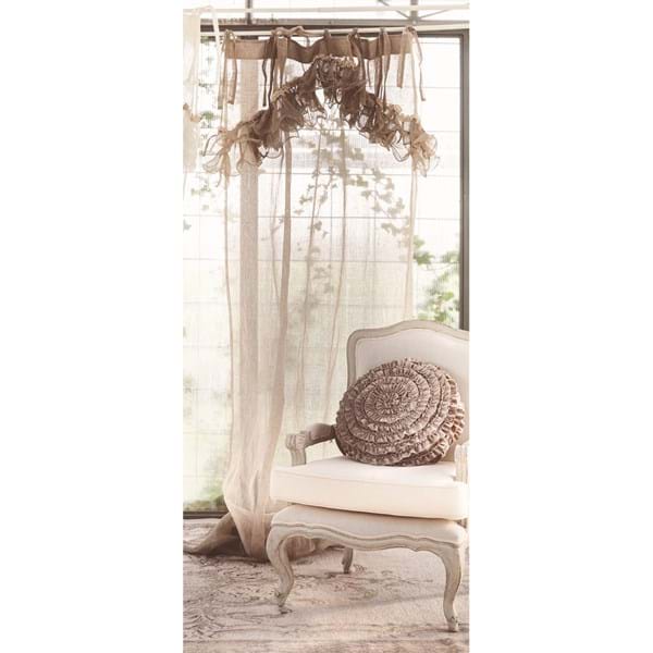 Tenda beige con galette