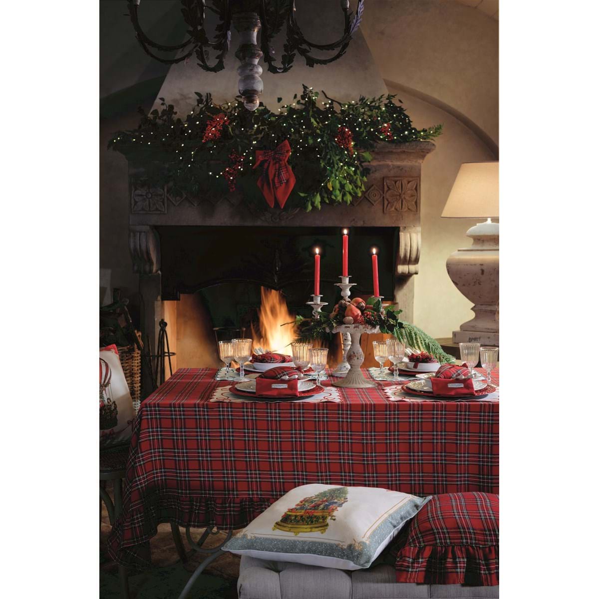 Set presina con canovacci natalizi