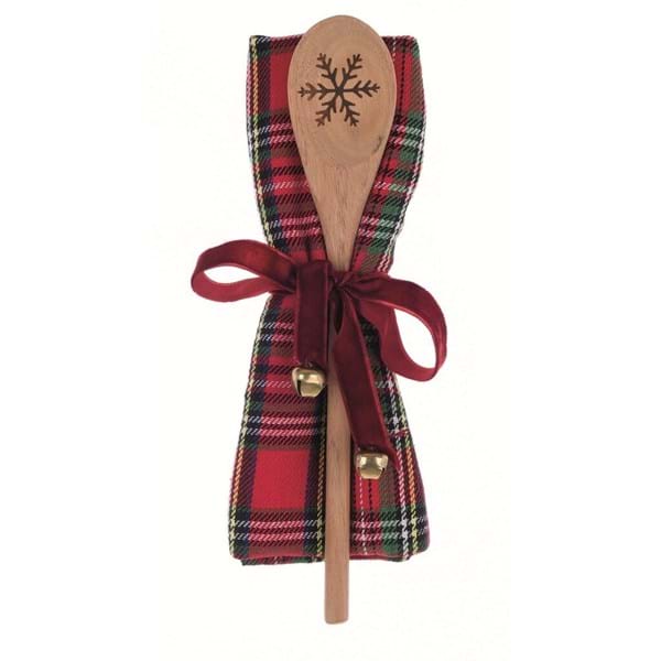 Canovaccio con mestolo Natalizio