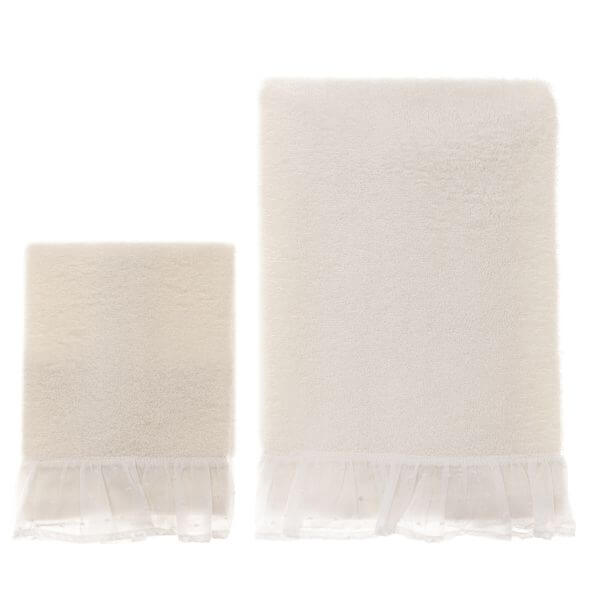 Coppia spugna beige PLUMETIS