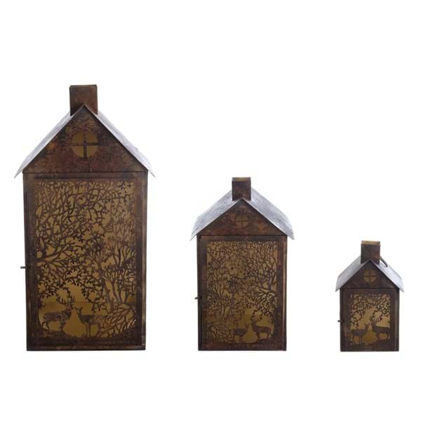 Lanterna Natalizia bronzo