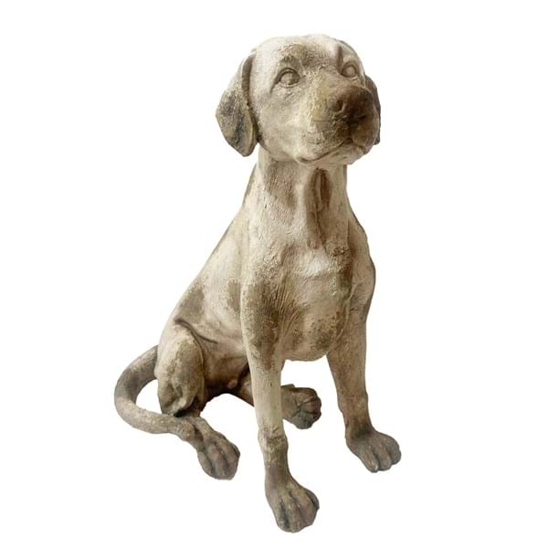 Cane in resina 70h | Blanc Mariclò