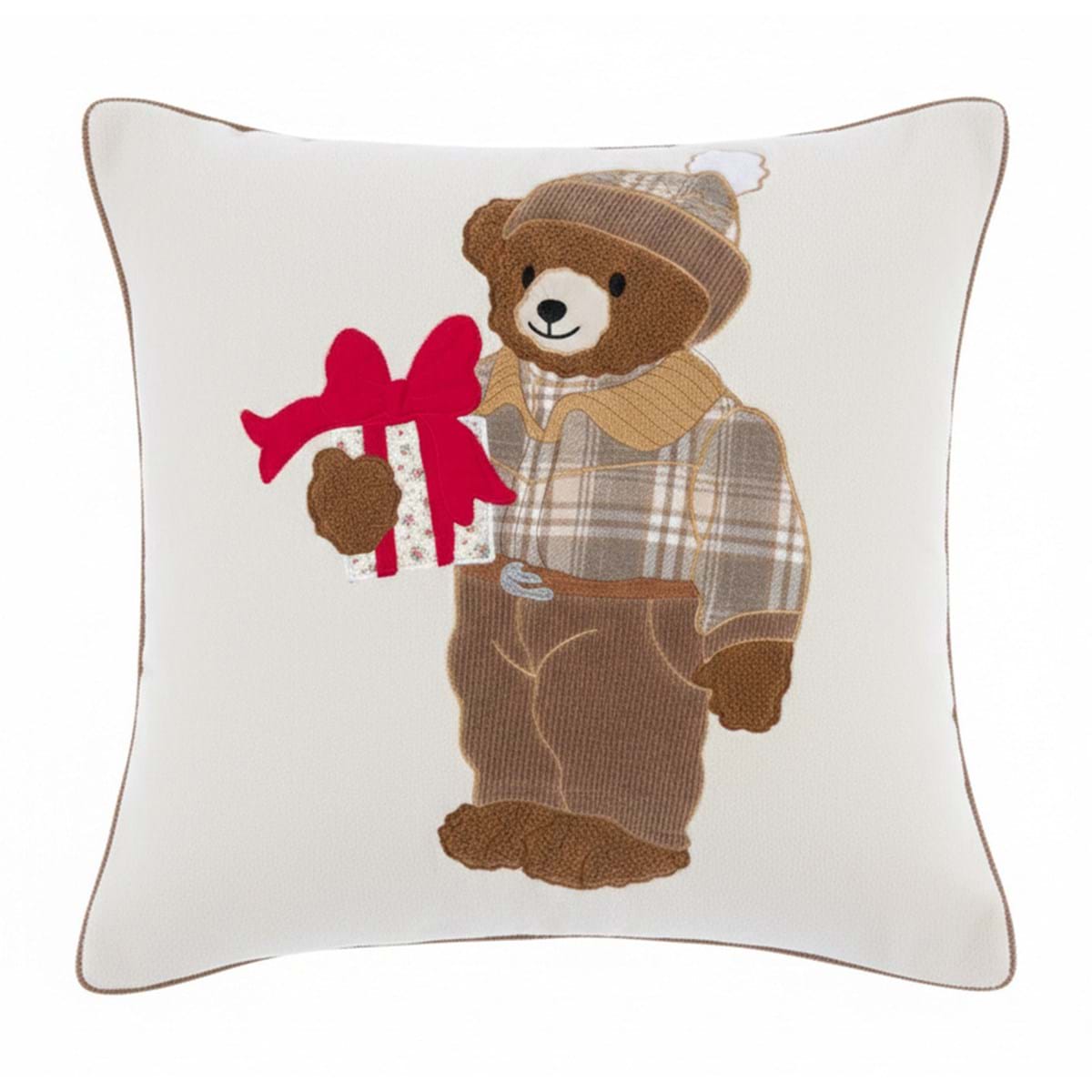 Cuscino con orso teddy | Blanc Mariclò