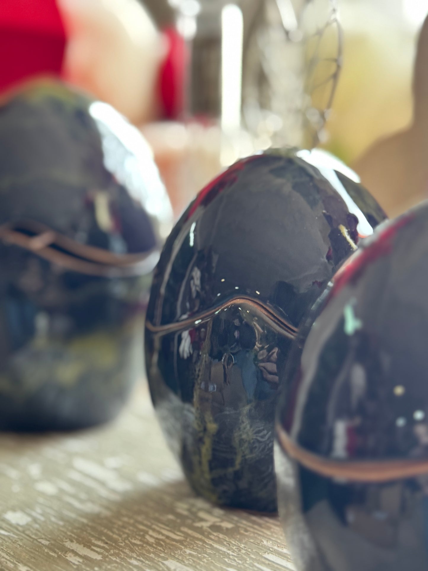 Uovo di Pasqua in ceramica, CONTENITORE