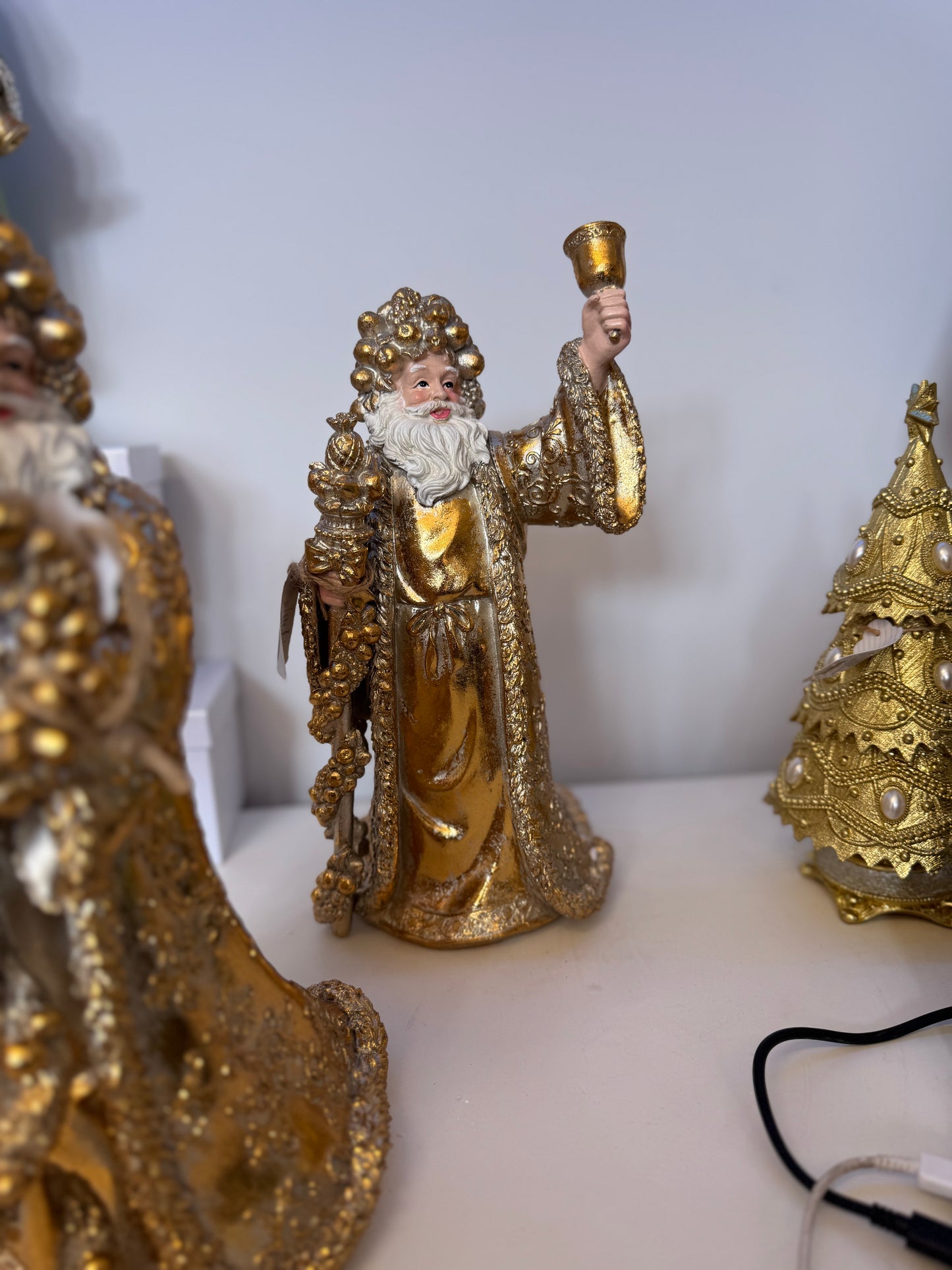 Babbo natale dorato