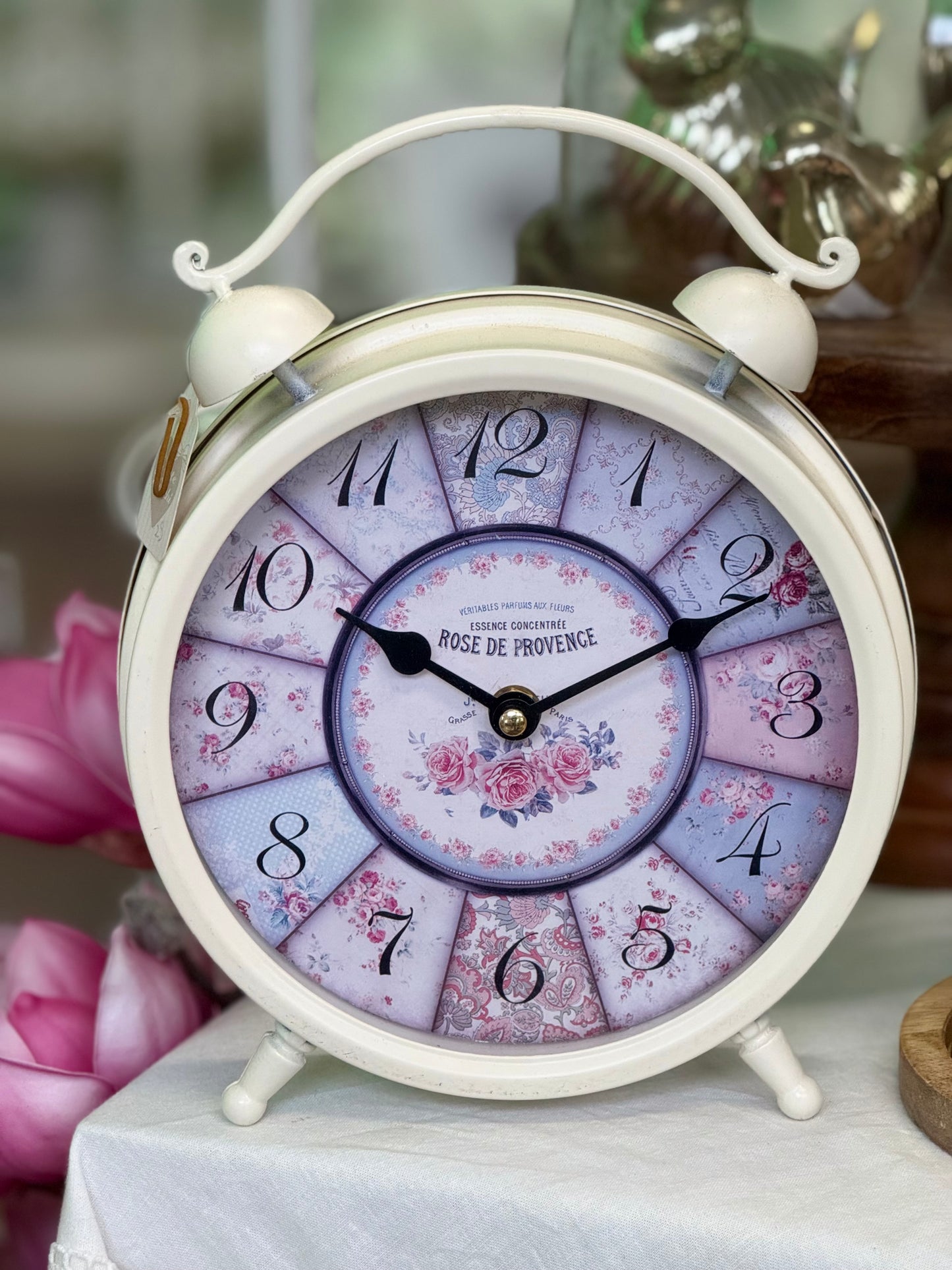 Orologio bianco e viola| L'Arte di Nacchi