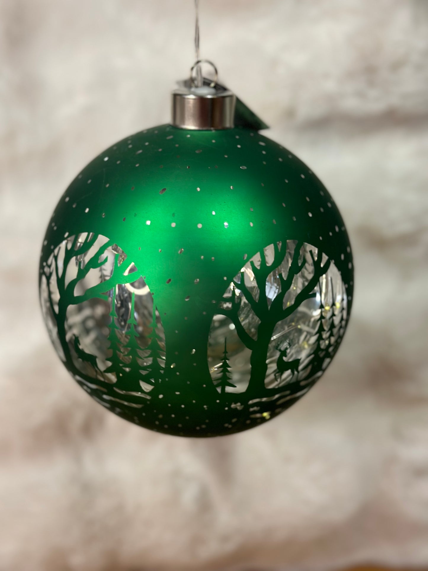 SFERA DI NATALE CON LED