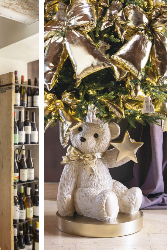 Orsetto oro base per albero