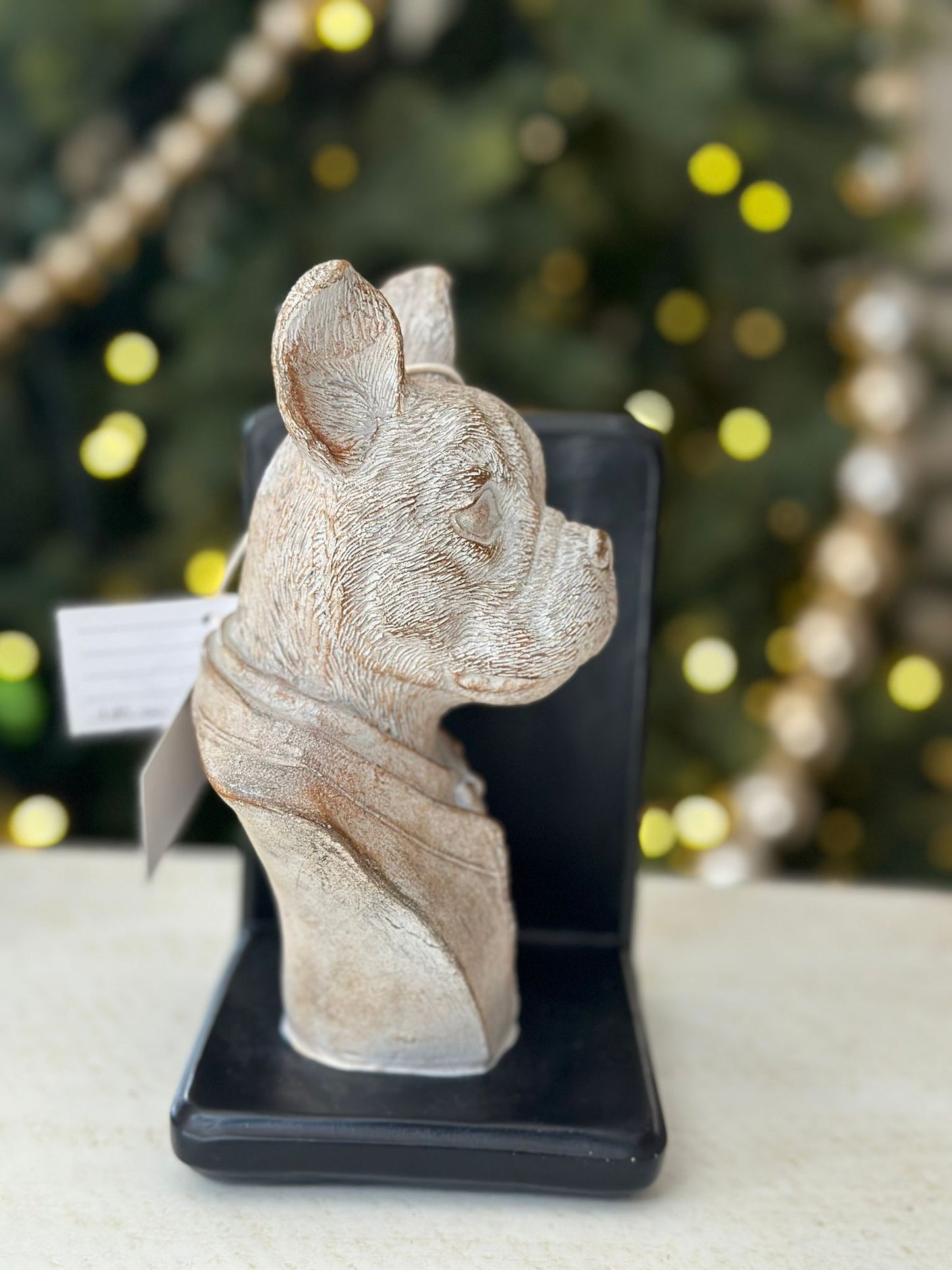 Fermalibri con decoro cane