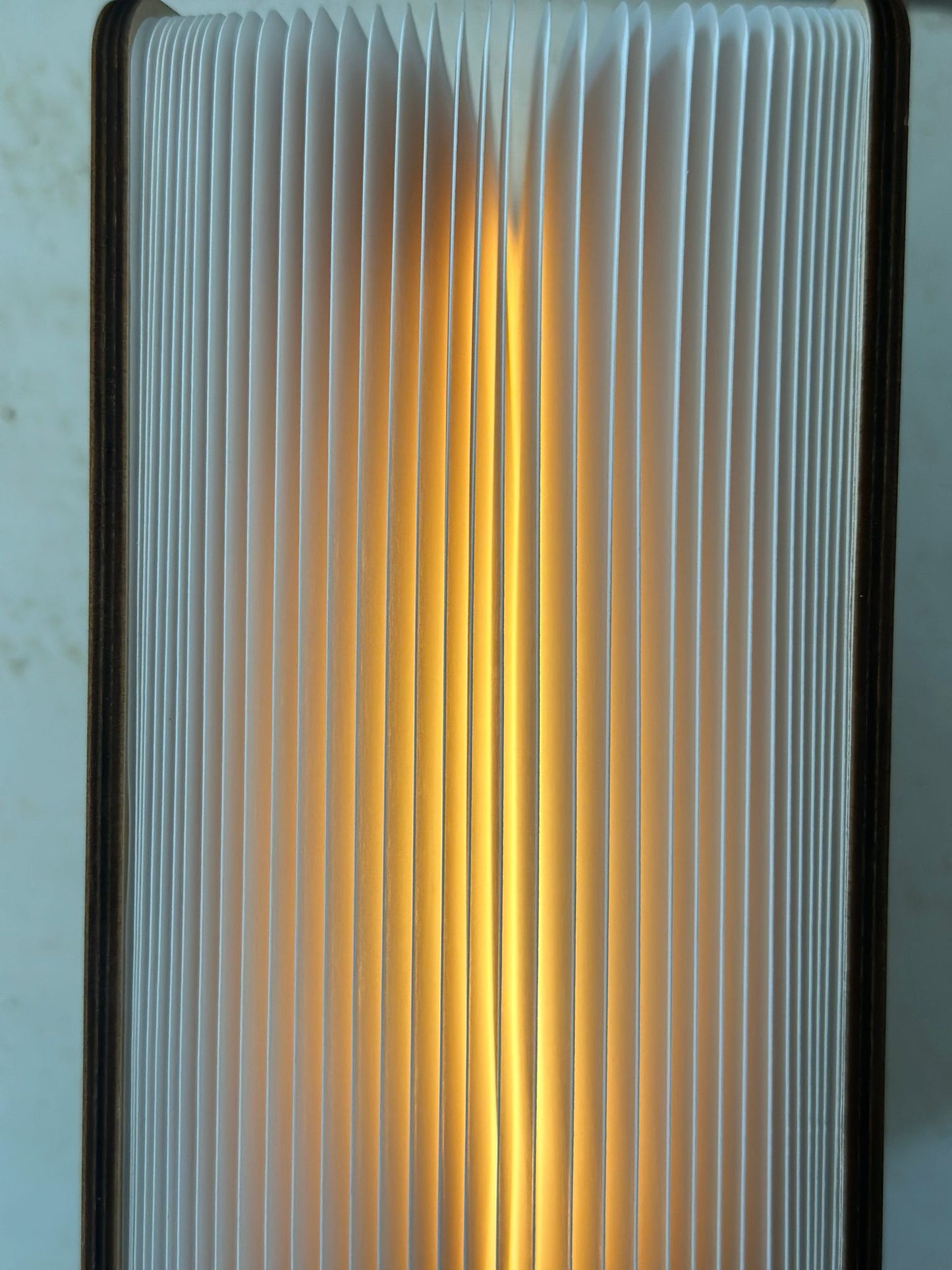 Lampada libro con illuminazione led integrata