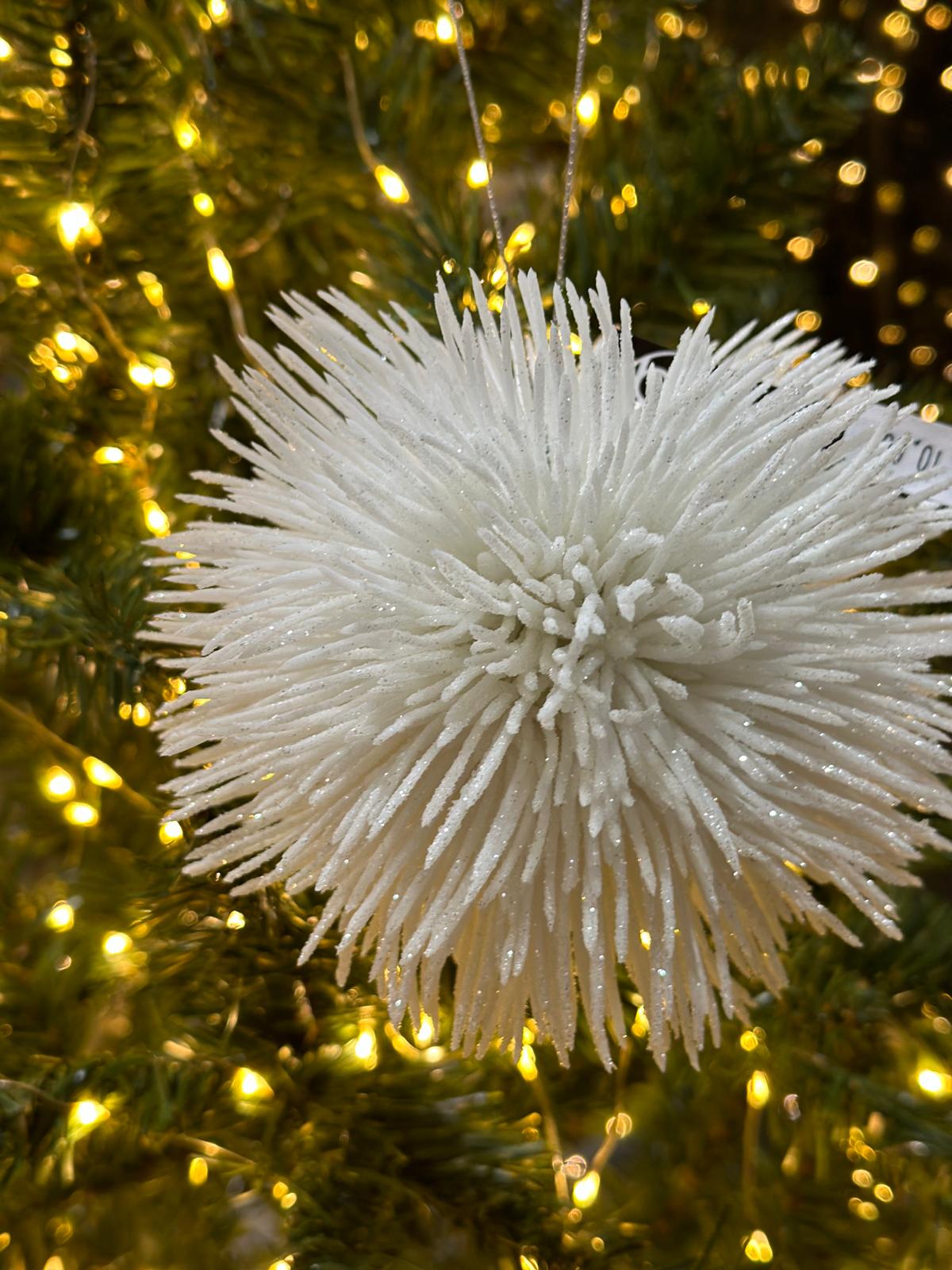 Decoro innevato per albero di Natale 13x16,5| Belda