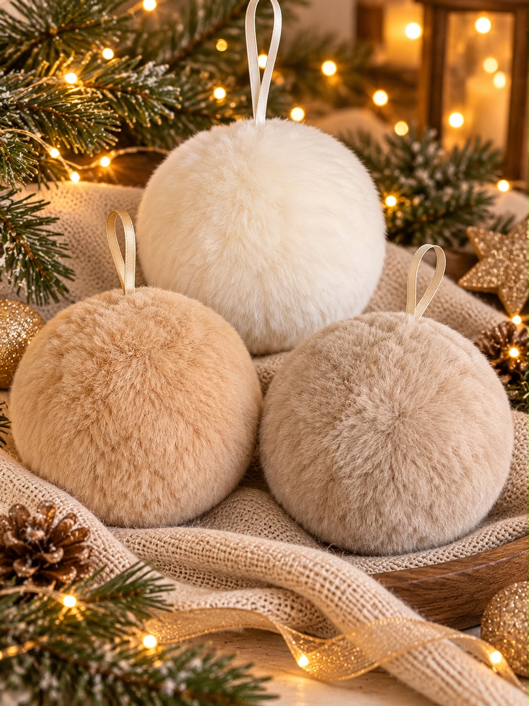 Sfera in pelliccia 12 cm