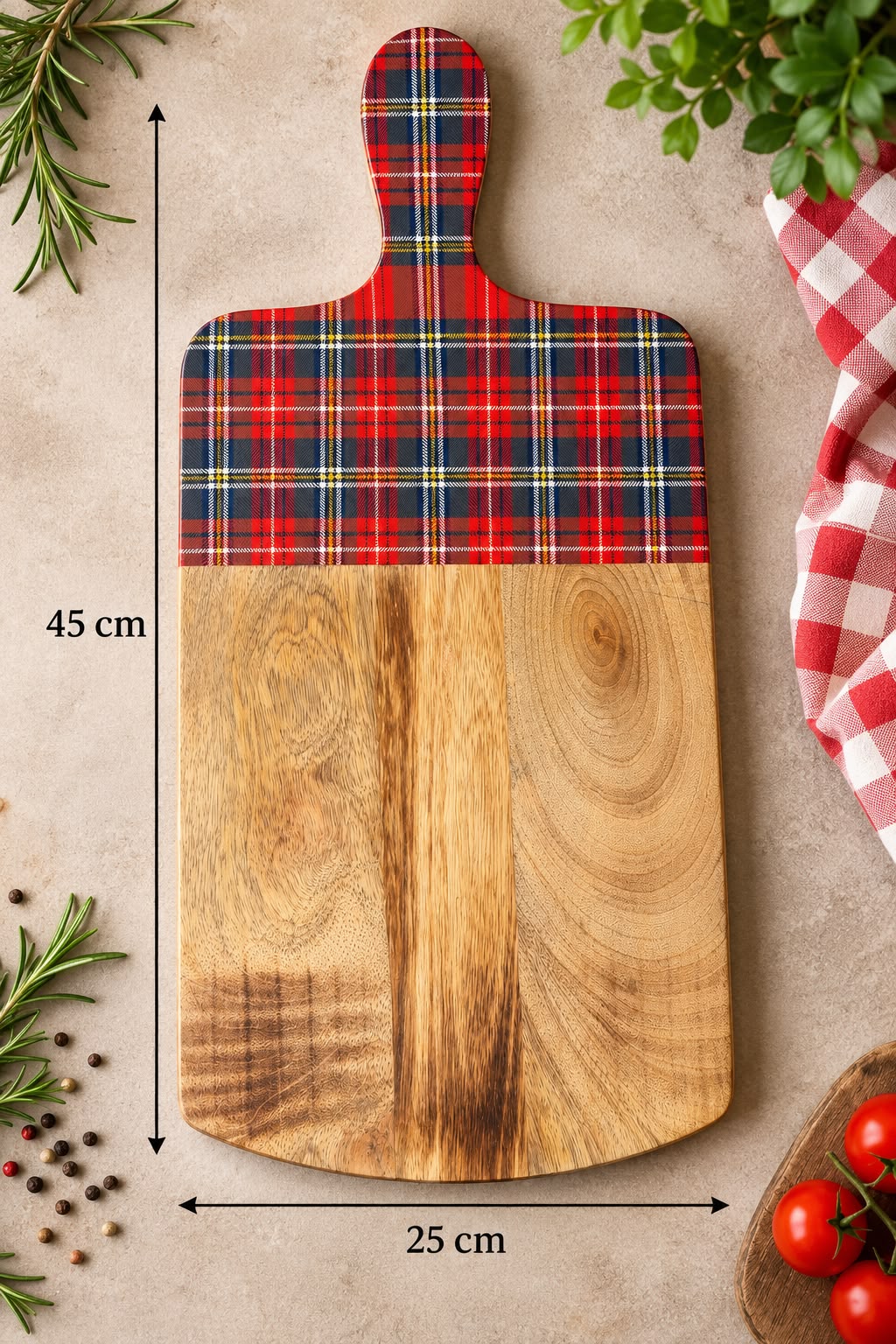 Tagliere in legno scozzese