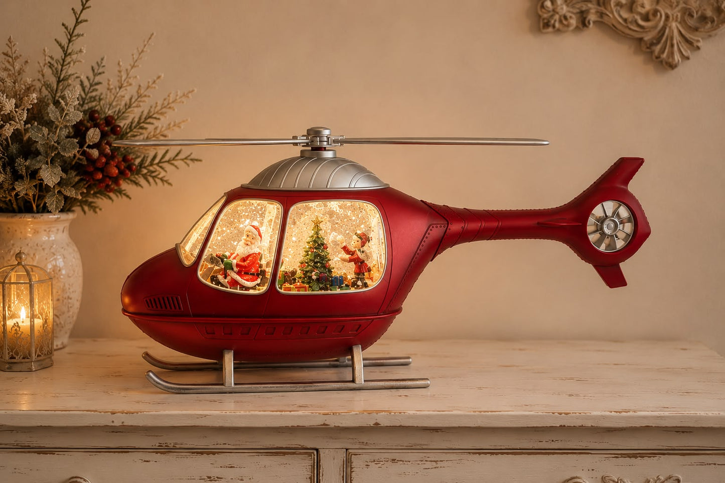 Elicottero natalizio | Arte di Nacchi
