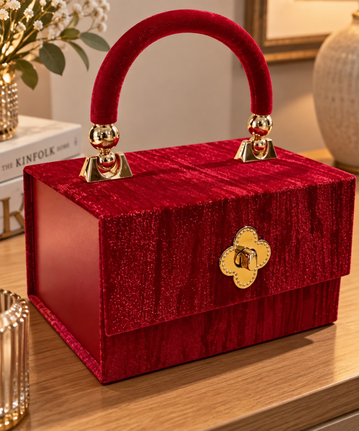 Scrigno rosso - bauletto