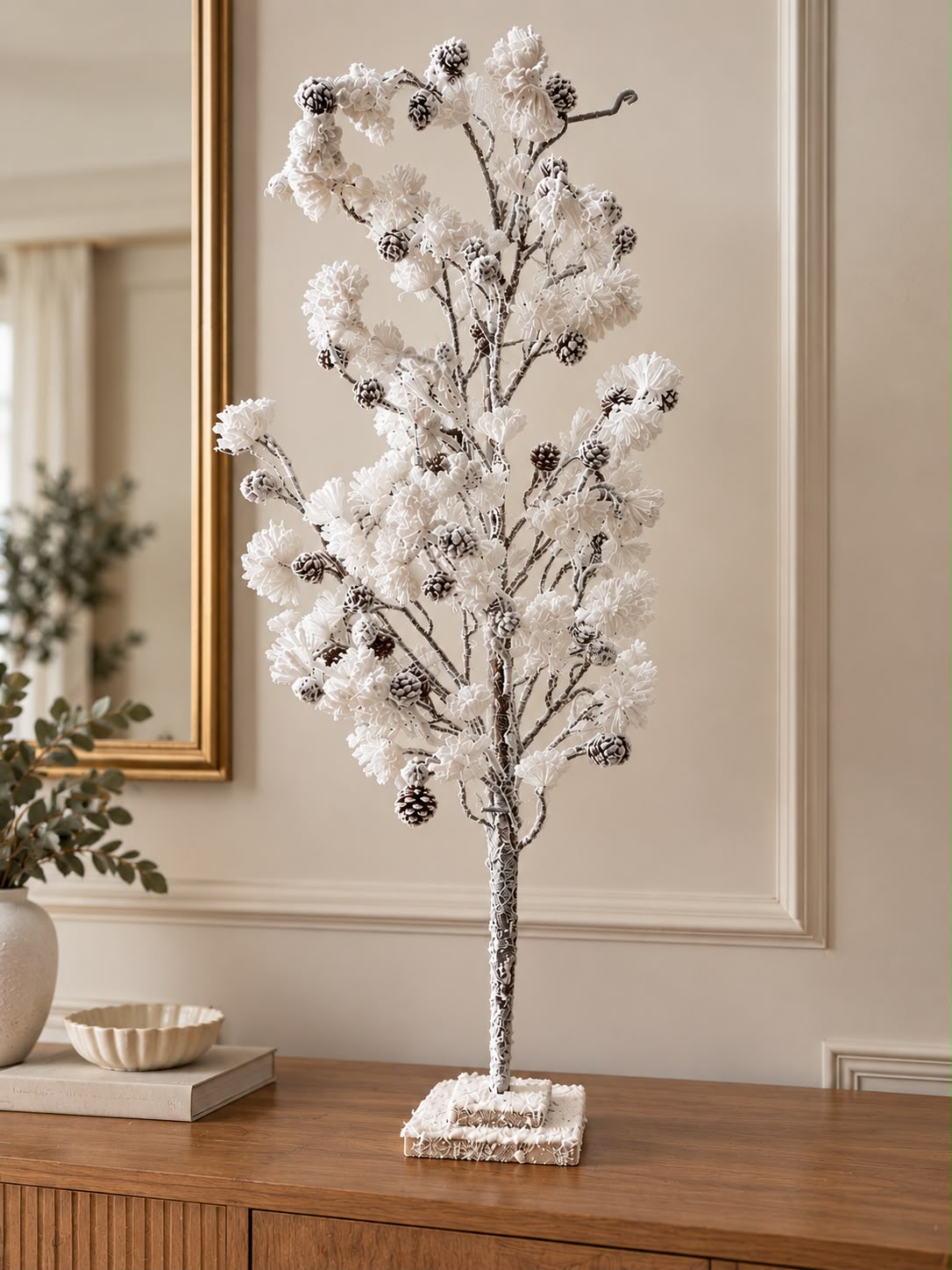 Albero innevato con pigne h.1200| Carta I Bassanesi