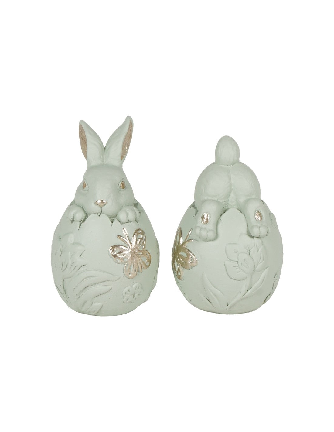 Coniglietto con uovo verde