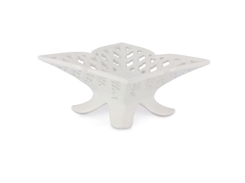 Svuota tasche in ceramica bianca