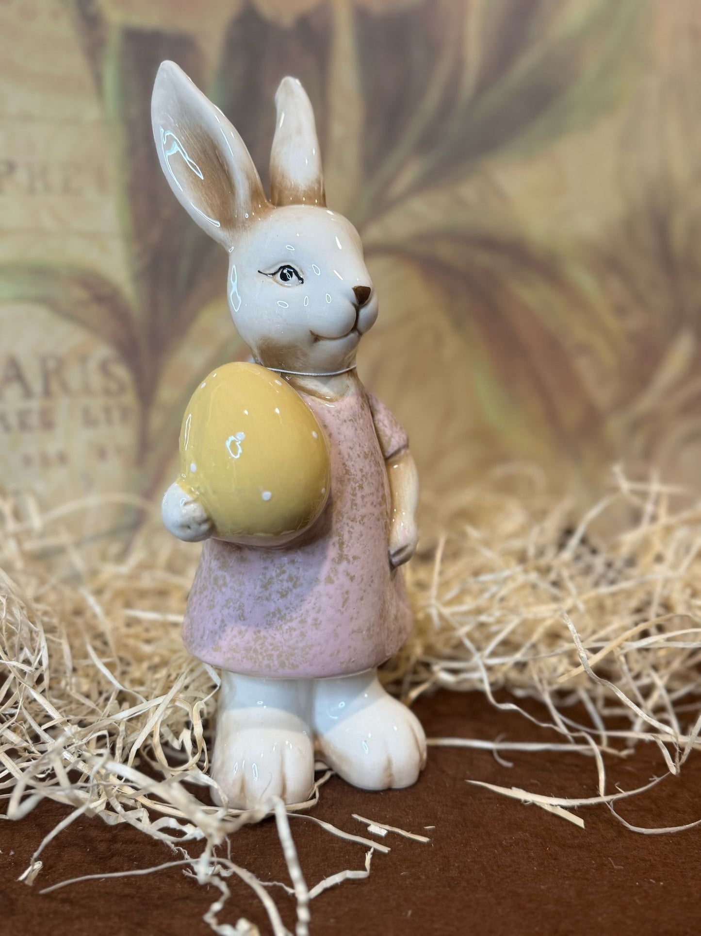 Coniglietto con abito rosa