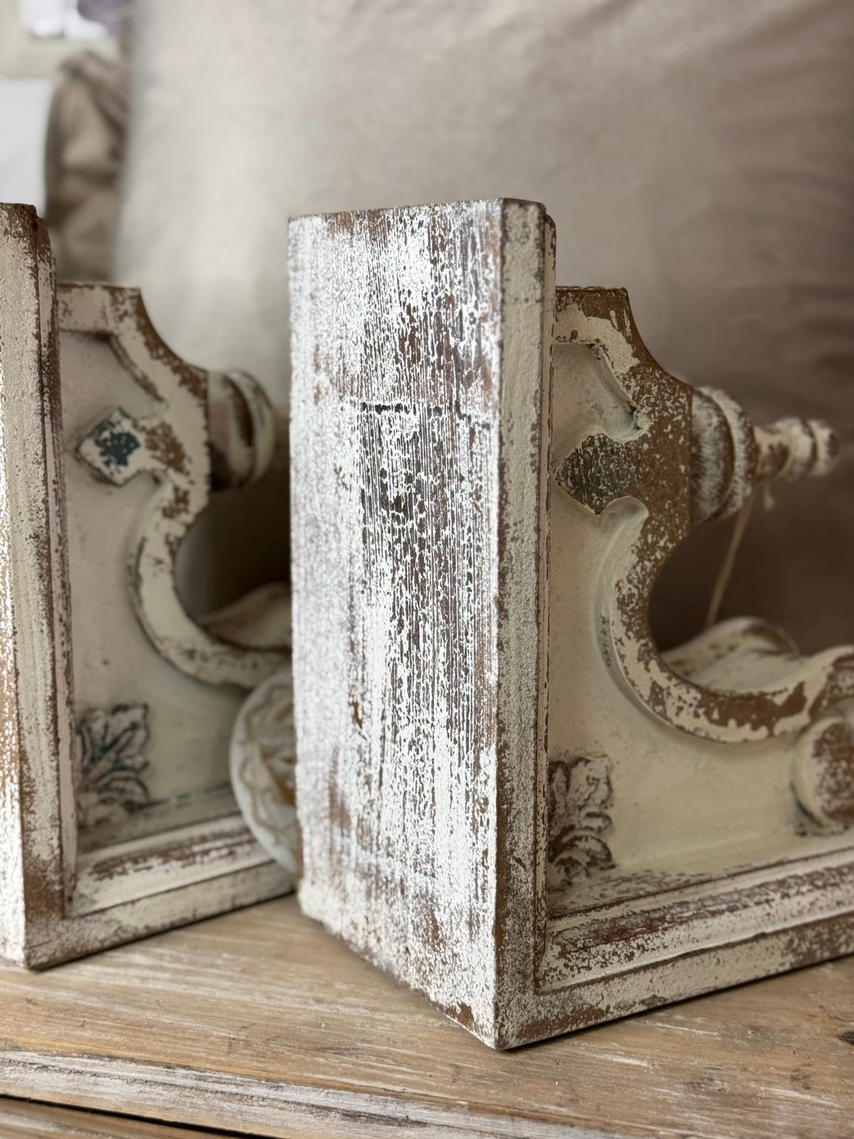 Ferma libro bianco Shabby Chic