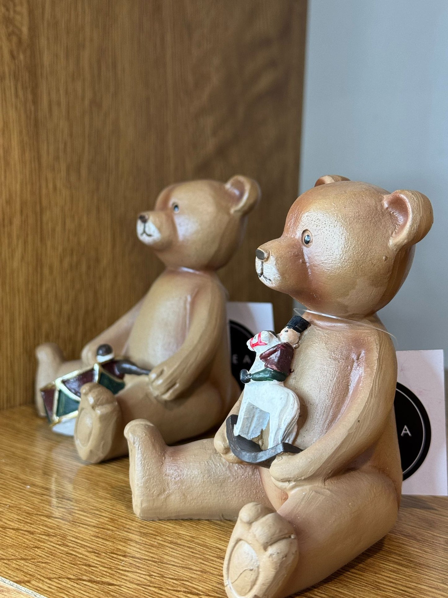 Orsetto decorato statuina