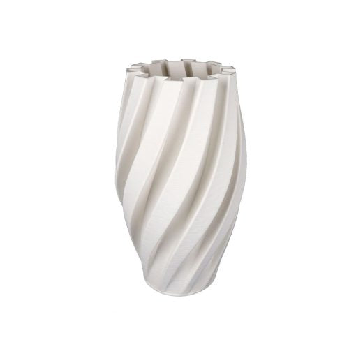 Vaso in ceramica bianco